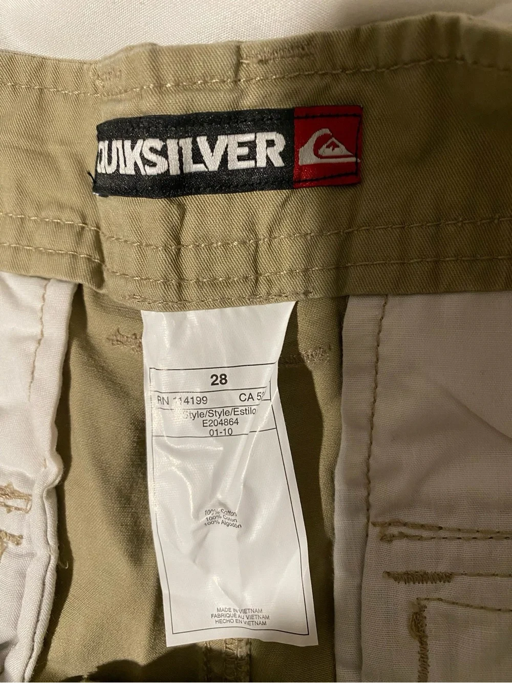 Quiksilver tan quicksilver
